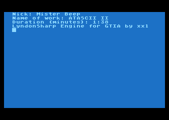ATASCII II