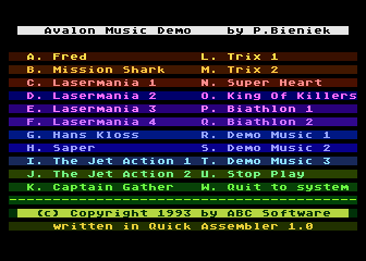 Avalon Music Demo