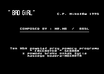 Bad Girl
