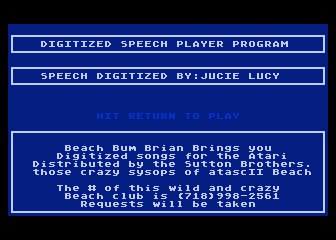 Digitized Speech #2