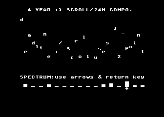Four Year Scroll