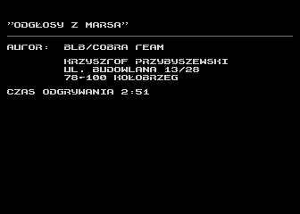 Odglosy z Marsa