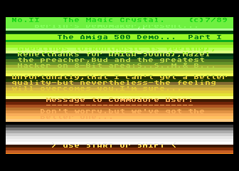 The Amiga 500 Demo