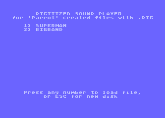 Digitized Sound Player