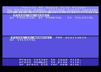 Parrot II Player