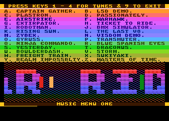 The Grim Reaper Music Menu