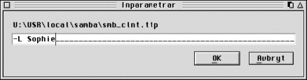 [Screen-shot: Running the Client]