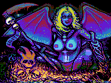 Lilith - Blasph / New Generation   https://demozoo.org/graphics/298620/