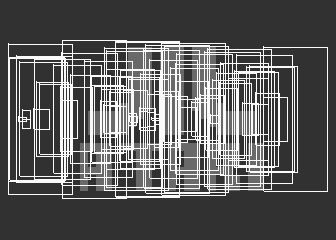 80 Random Moving Rectagles