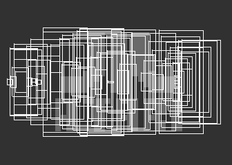80 Random Moving Rectagles