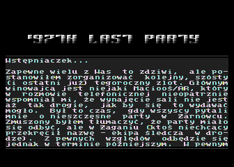 97th Last Party Invitation