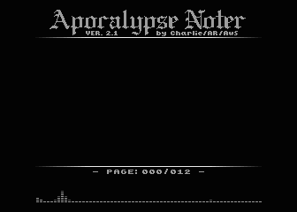 Apocalypse Noter: Derenegeracja - rulezy