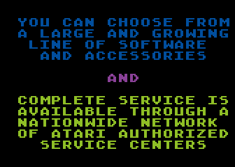 Atari Dealer Demo