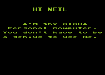 Atari Dealer Demo