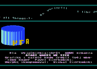Atari Makes Me Sick