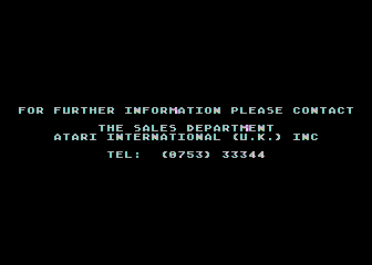 Atari Oil Demo