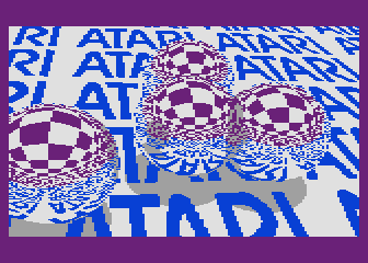 Atari 130XE Shiny Bubbles