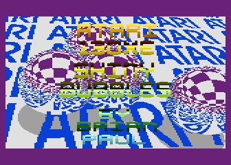 Atari 130XE Shiny Bubbles