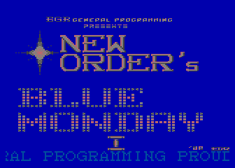 Blue Monday I