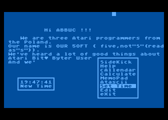 Brief an ABBUC