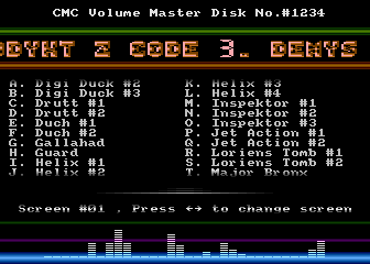 CMC Volume Master Disk No.#1234