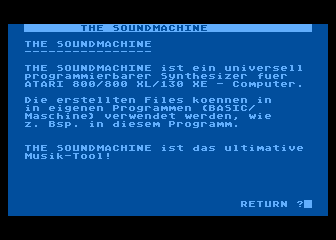 Demo Zu: The Soundmachine