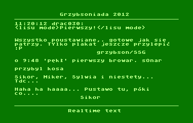 Grzybsoniada 2012