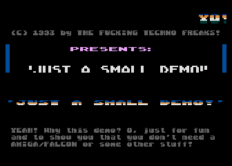 Just a Small Demo