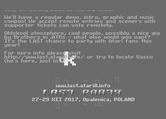 Last Party Invitation