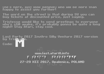 Last Party Invitation