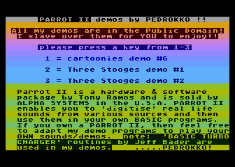 Parrot II Demos
