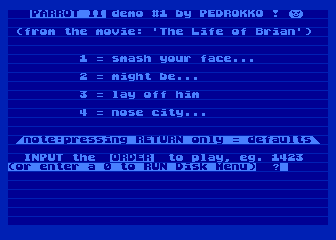 Parrot II Demos