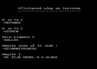 Planky na textovky