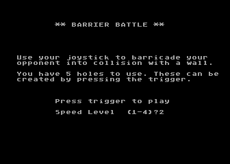 Barrier Battle