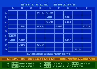 Battle Ships Version II