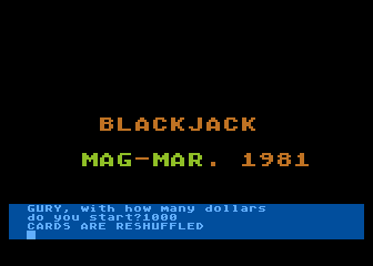 Blackjack