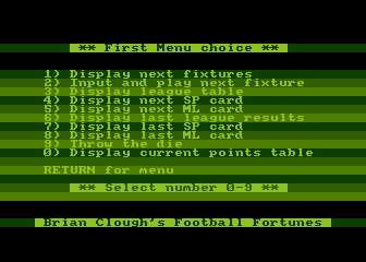 Brian Clough's Football Fortunes