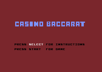 Casino Baccarat