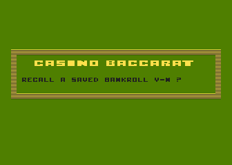 Casino Baccarat