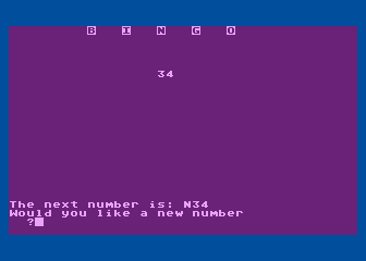 Computer Bingo Caller