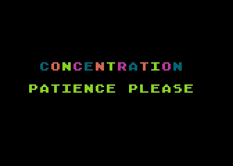 Concentration