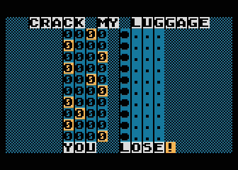 Crack my luggage
