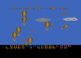 Duck, Arrow, Balloon