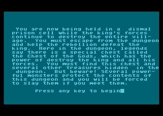 Escape from the Dungeon of the Gods