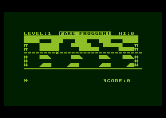 Fake Frogger!