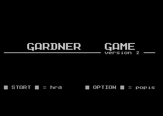 Gardner Game (Gardnerova hra s mincemi) ver.