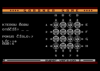 Gardner Game (Gardnerova hra s mincemi) ver.