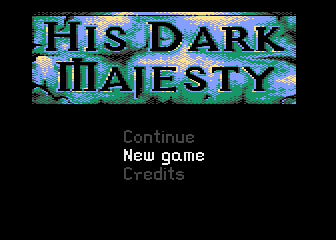 His Dark Majesty