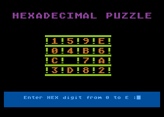 Hexadecimal Puzzle