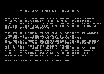 Indiana Jones: Pyramids Of Giza
